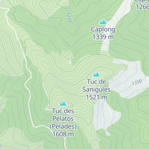Map of Cabane de Pelates - Castillonais