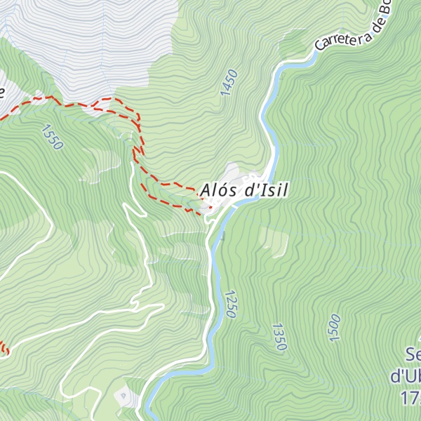 Map of Refugi d'Alós