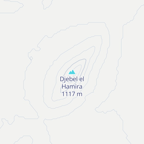 Map of Djebel el Hamira