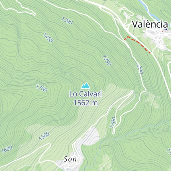 Map of Lo Calvari