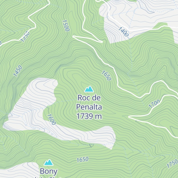 Map of Roc de Penalta