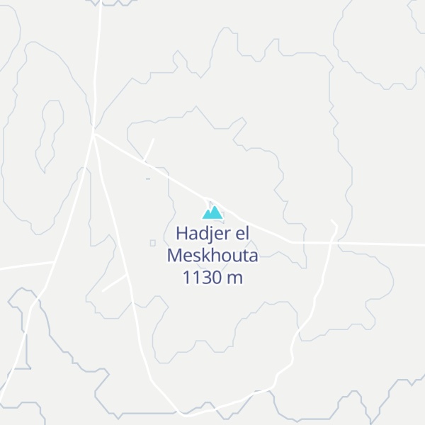 Map of Hadjer el Meskhouta