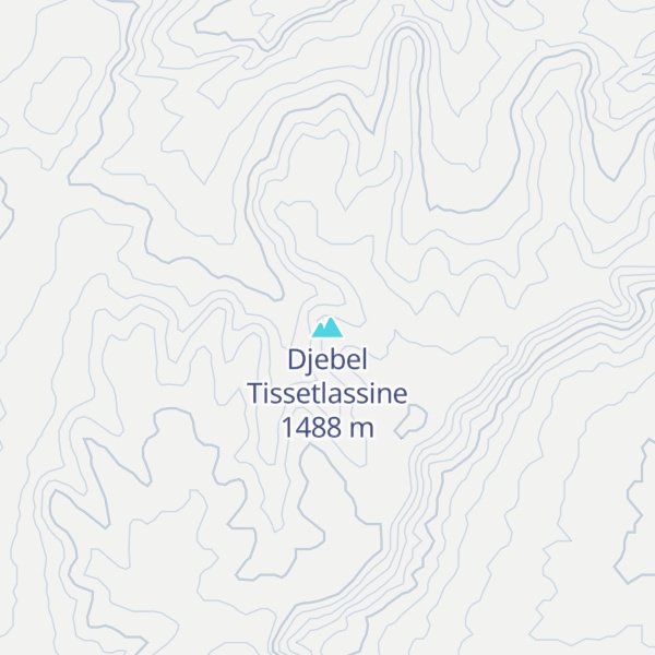 Map of Djebel Tissetlassine