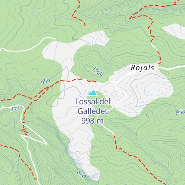 Map of Tossal del Galledet