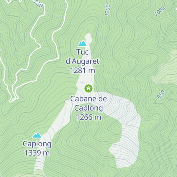 Map of Cabane de Caplong