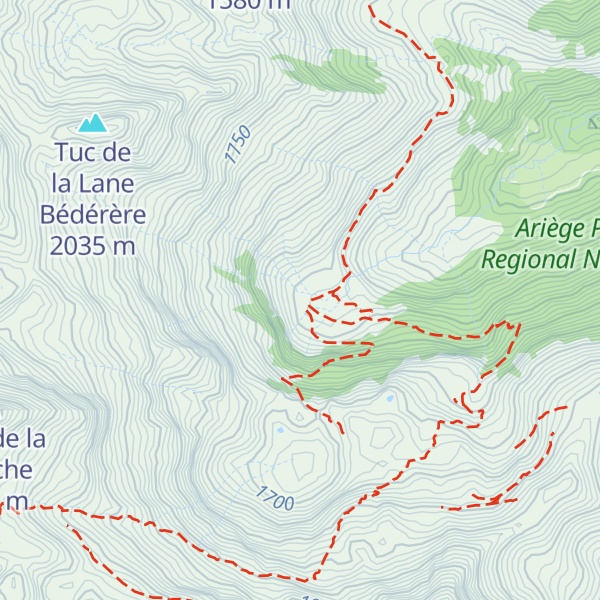 Map of Cabane de Subera