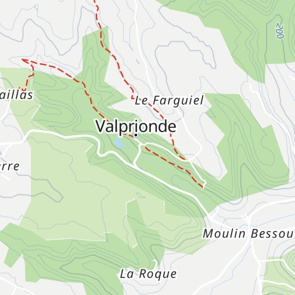 Map of Gîte de Valprionde