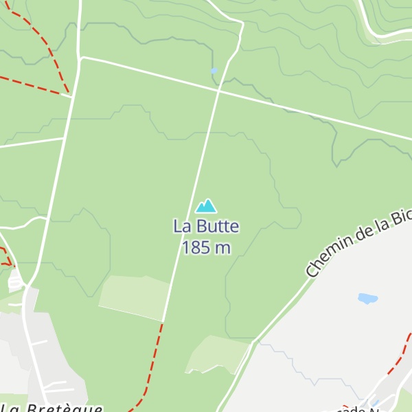 Map of La Butte