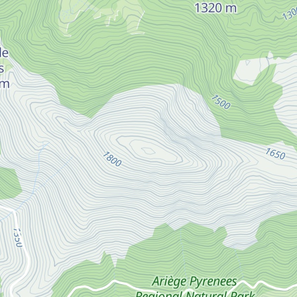 Map of Cap de Bouirech (Bouirex)
