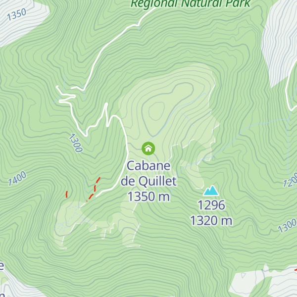 Map of Cabane de Quillet