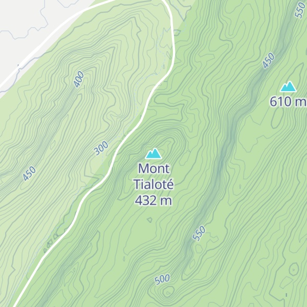 Map of Mont Tialoté
