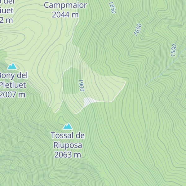 Map of Rifugi dels Rasos