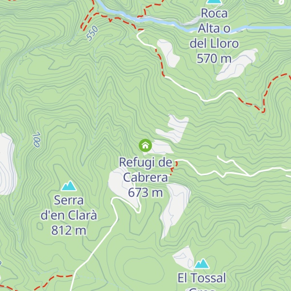 Map of Refugi de Cabrera