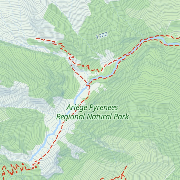 Map of Cabane de l'Artigue-Seix