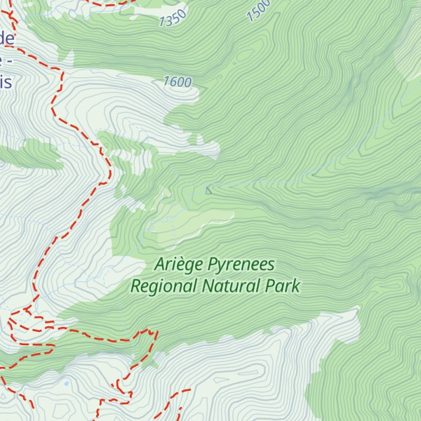 Map of Cabane de Lameza - Ustou