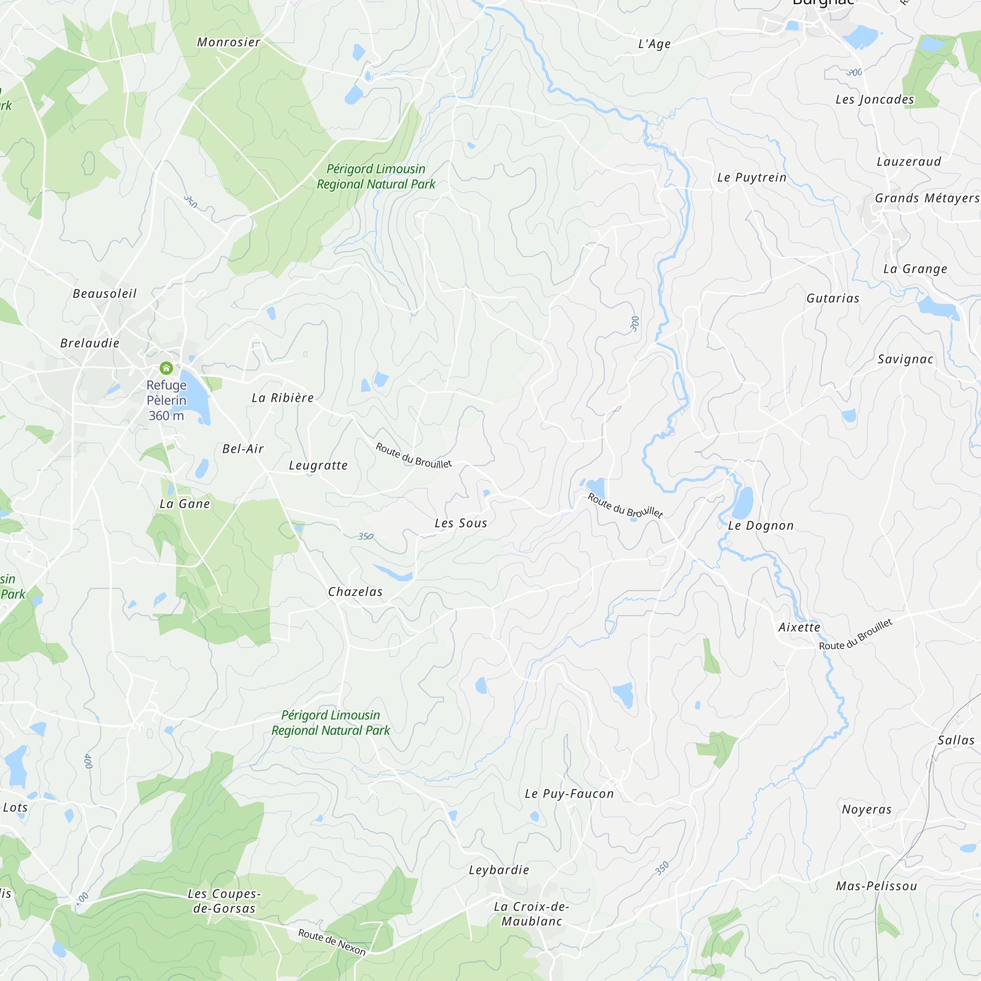 Gîtes le Hameau les Sous map