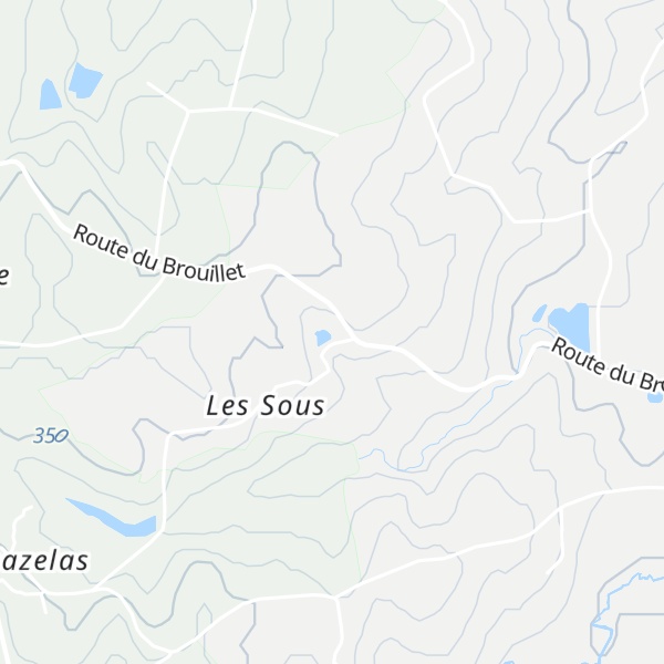 Map of Gîtes le Hameau les Sous