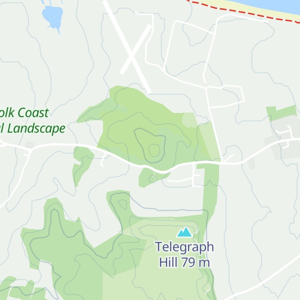 Map of Muckleburgh Hill