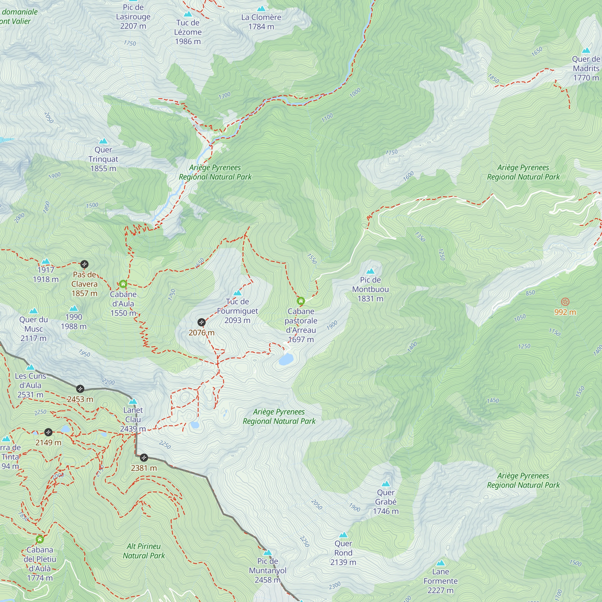 Cabane pastorale d'Arreau map