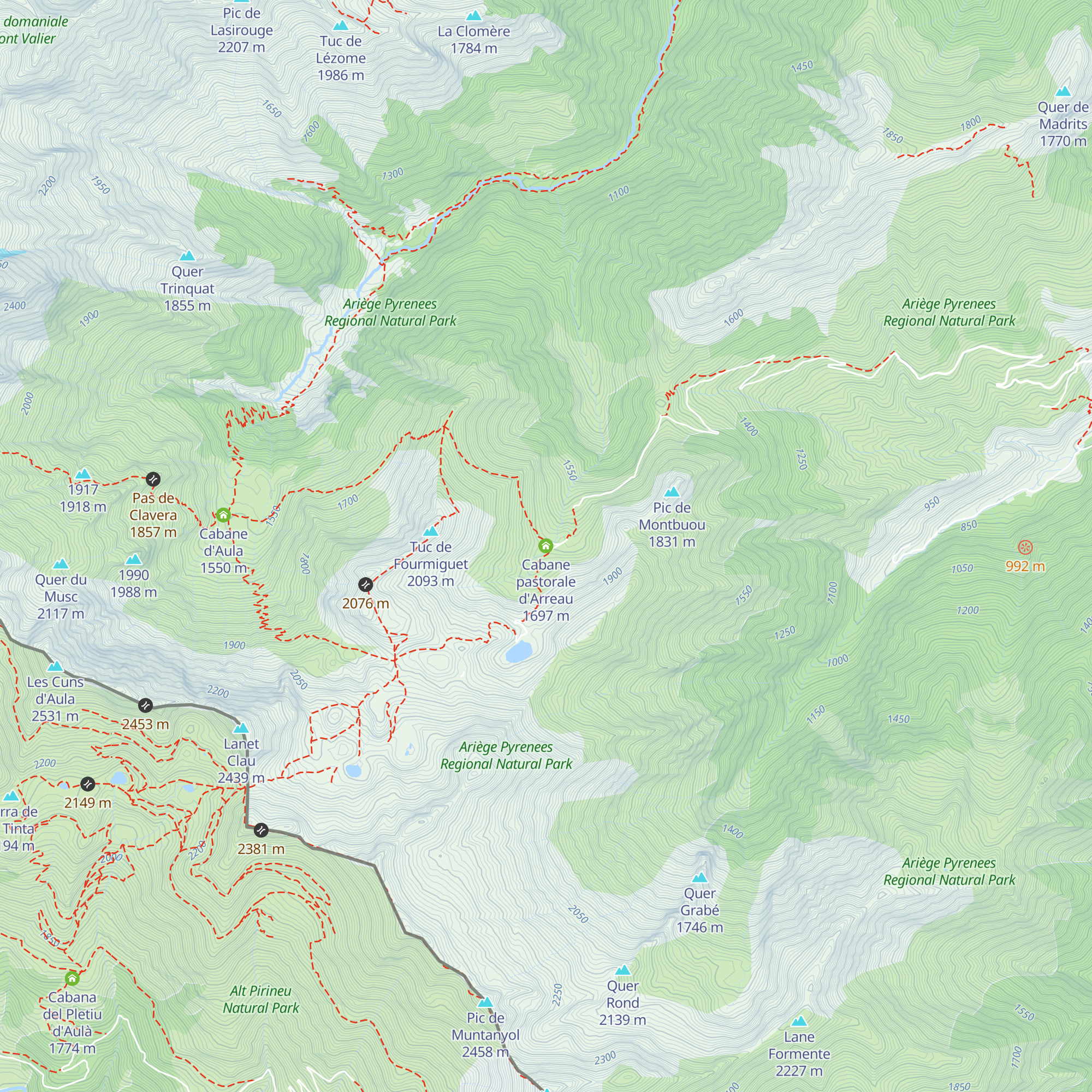 Cabane pastorale d'Arreau map