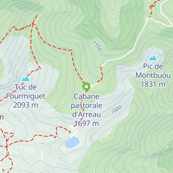 Map of Cabane pastorale d'Arreau