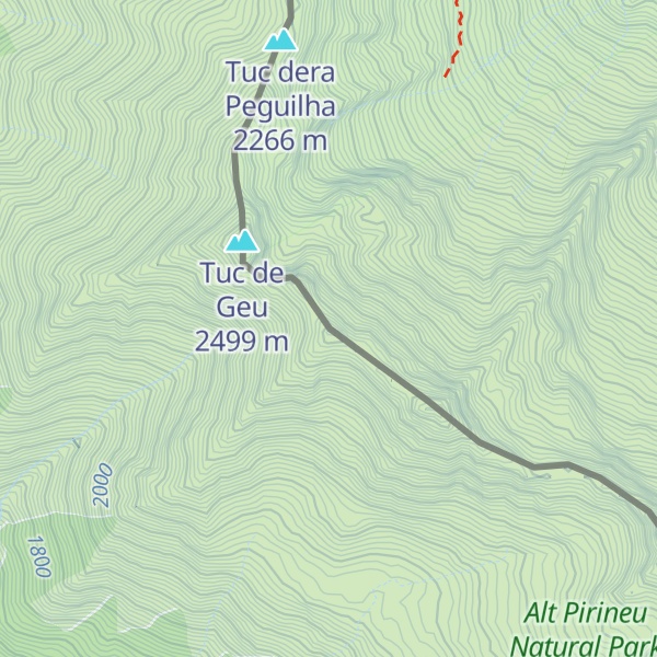Map of Tuc de Bassière