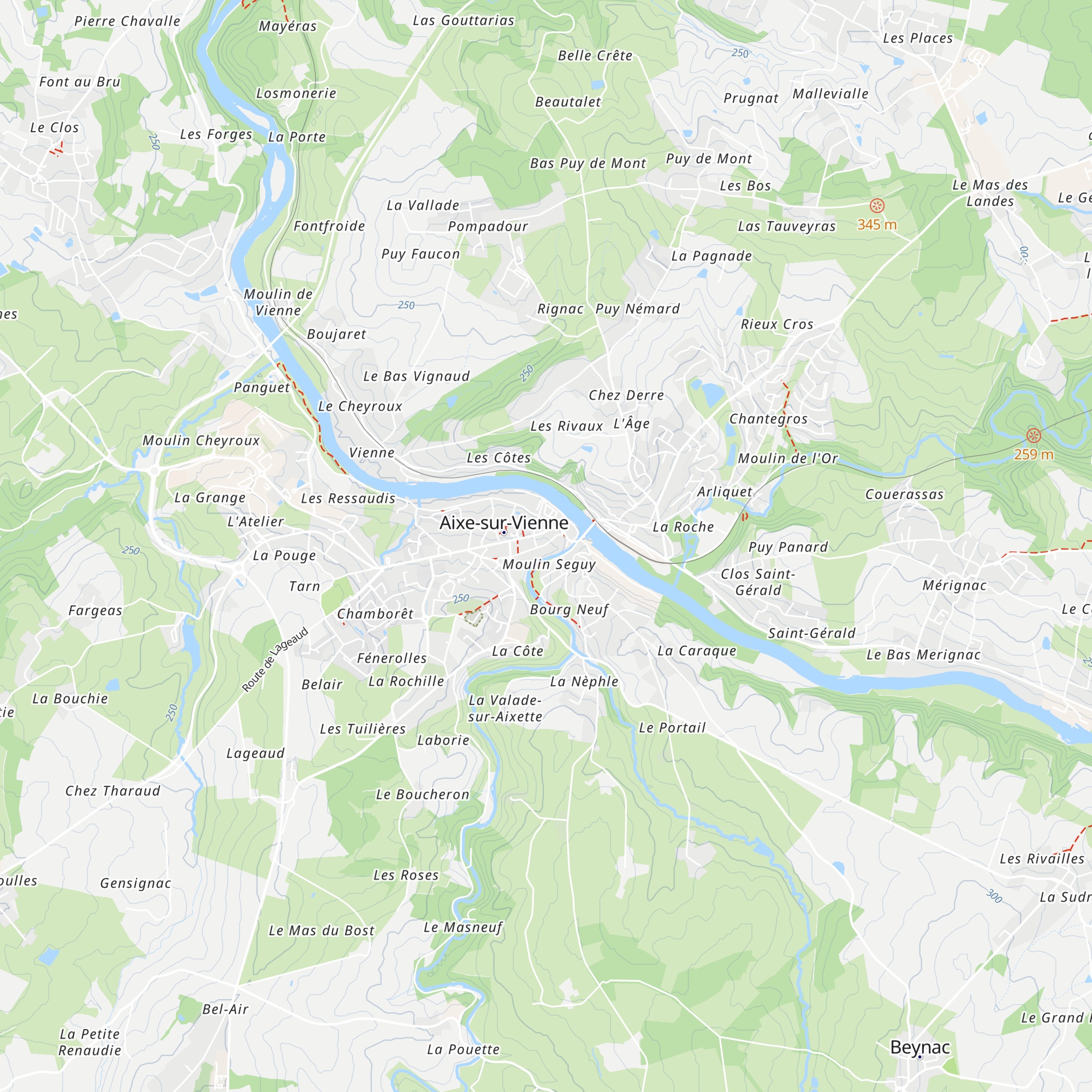 Gîte Paroissial des Pèlerins de Saint-Jacques map