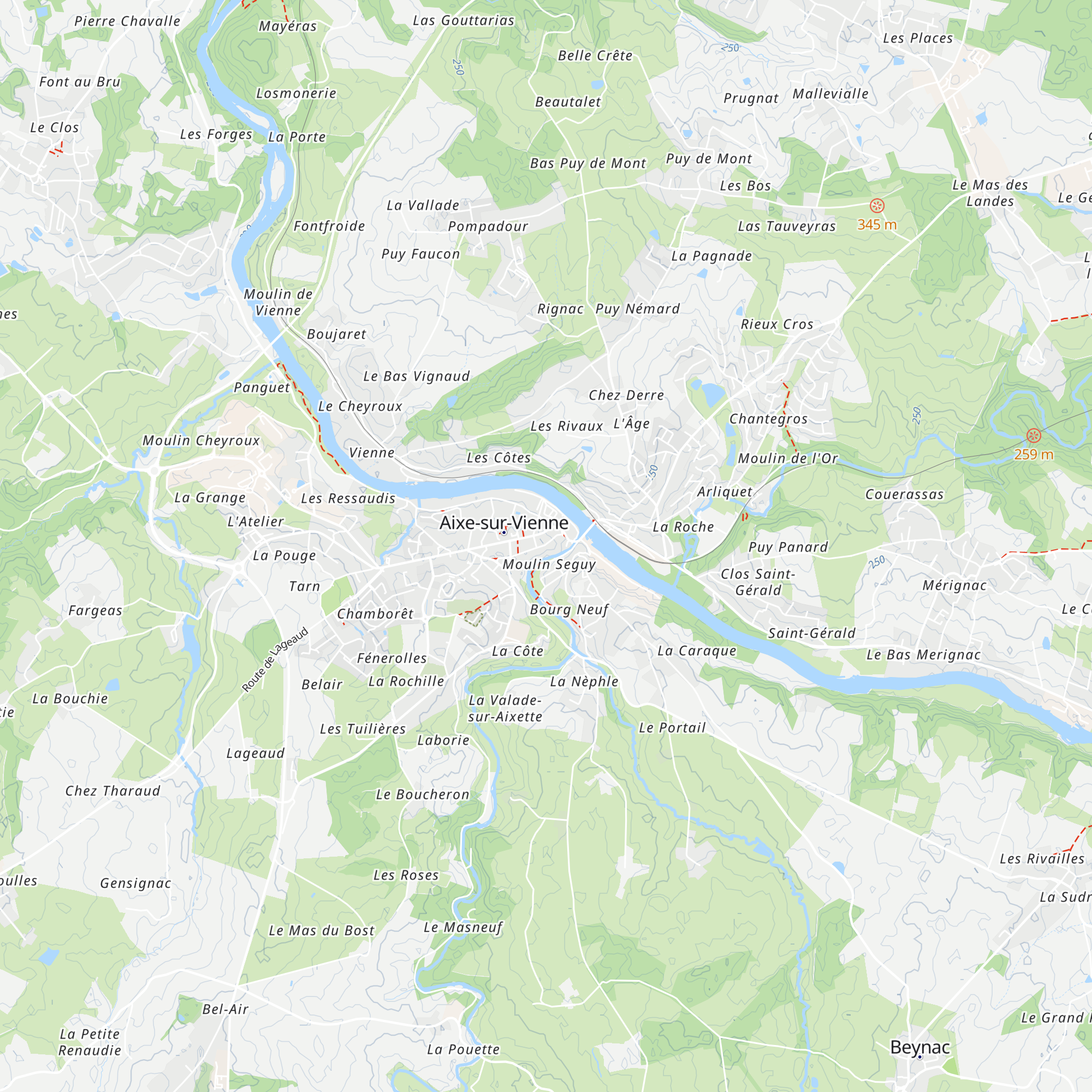 Gîte Paroissial des Pèlerins de Saint-Jacques map