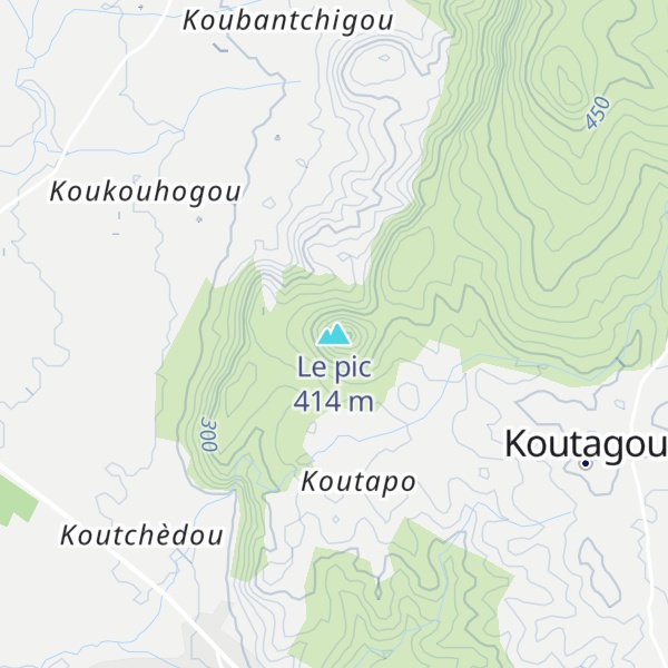 Map of Le pic