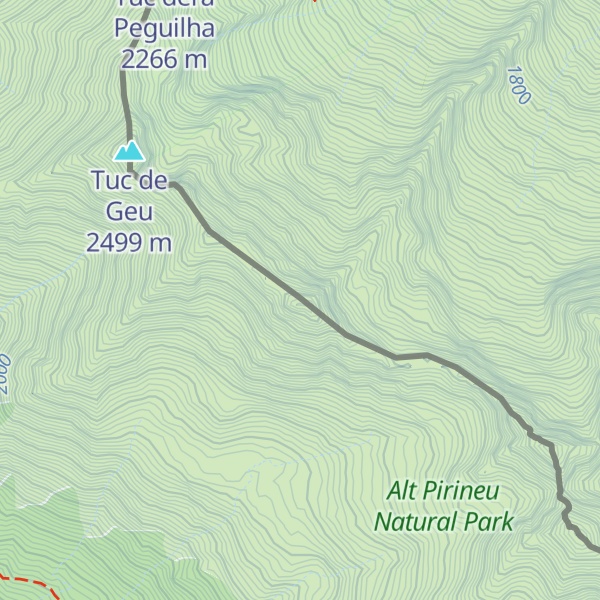 Map of Pic de Bassiero