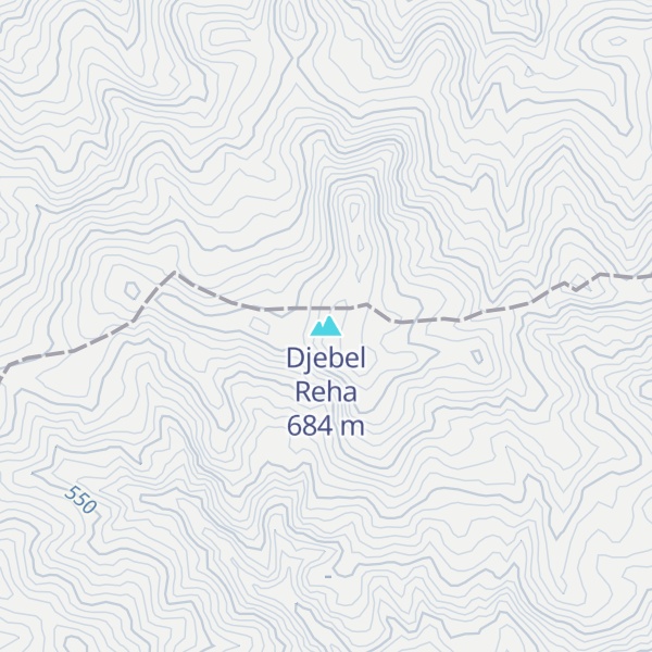 Map of Djebel Reha