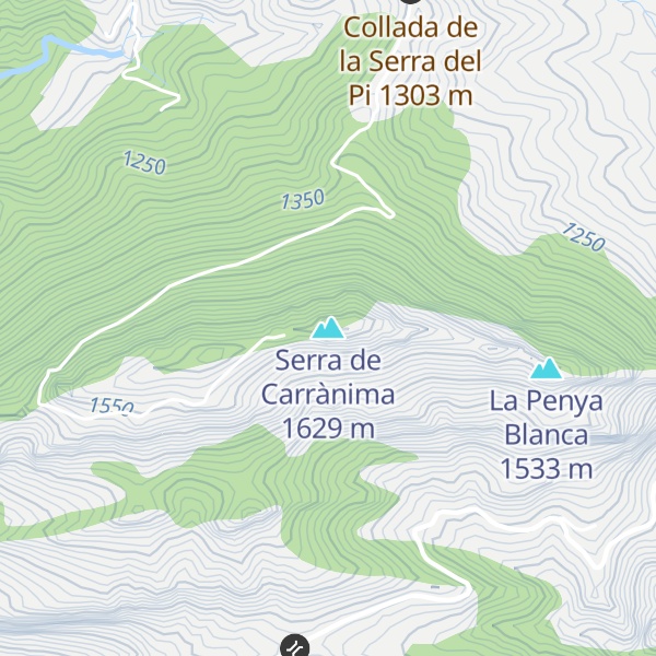 Map of Serra de Carrànima