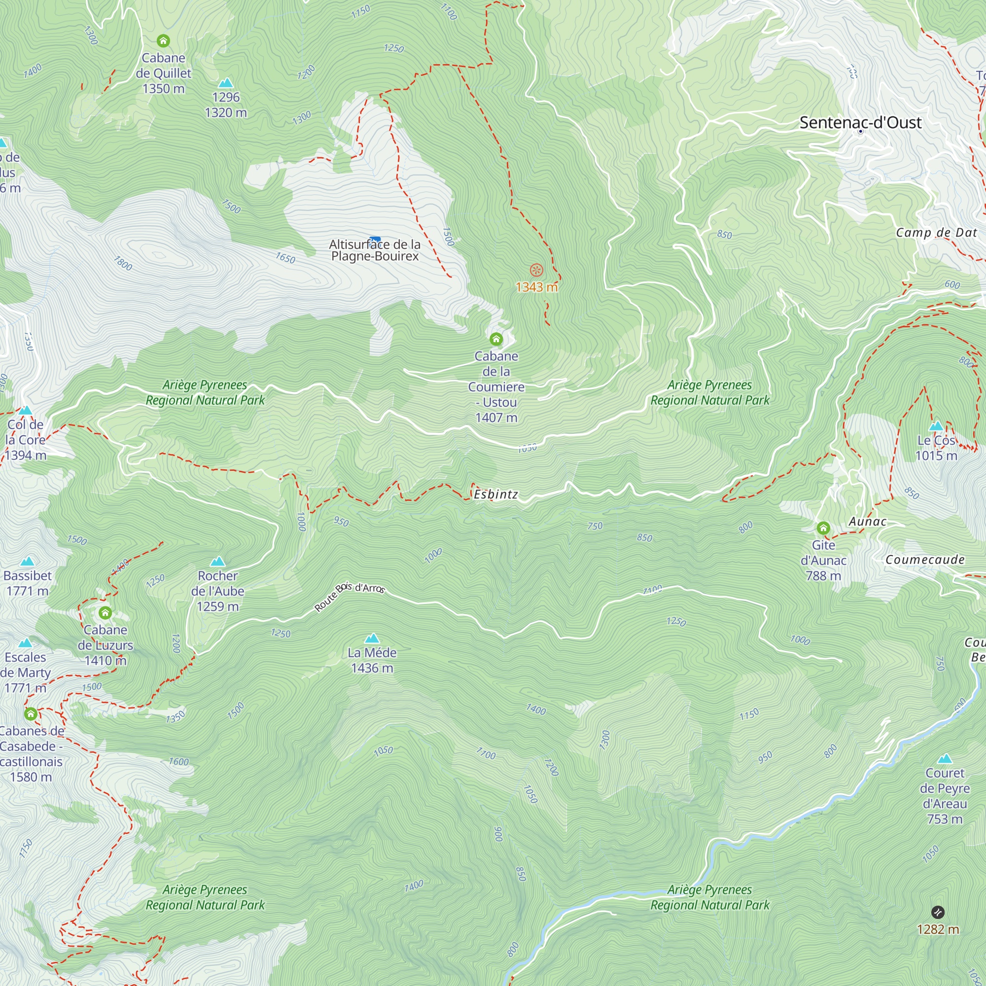 Gîte d'Esbintz map