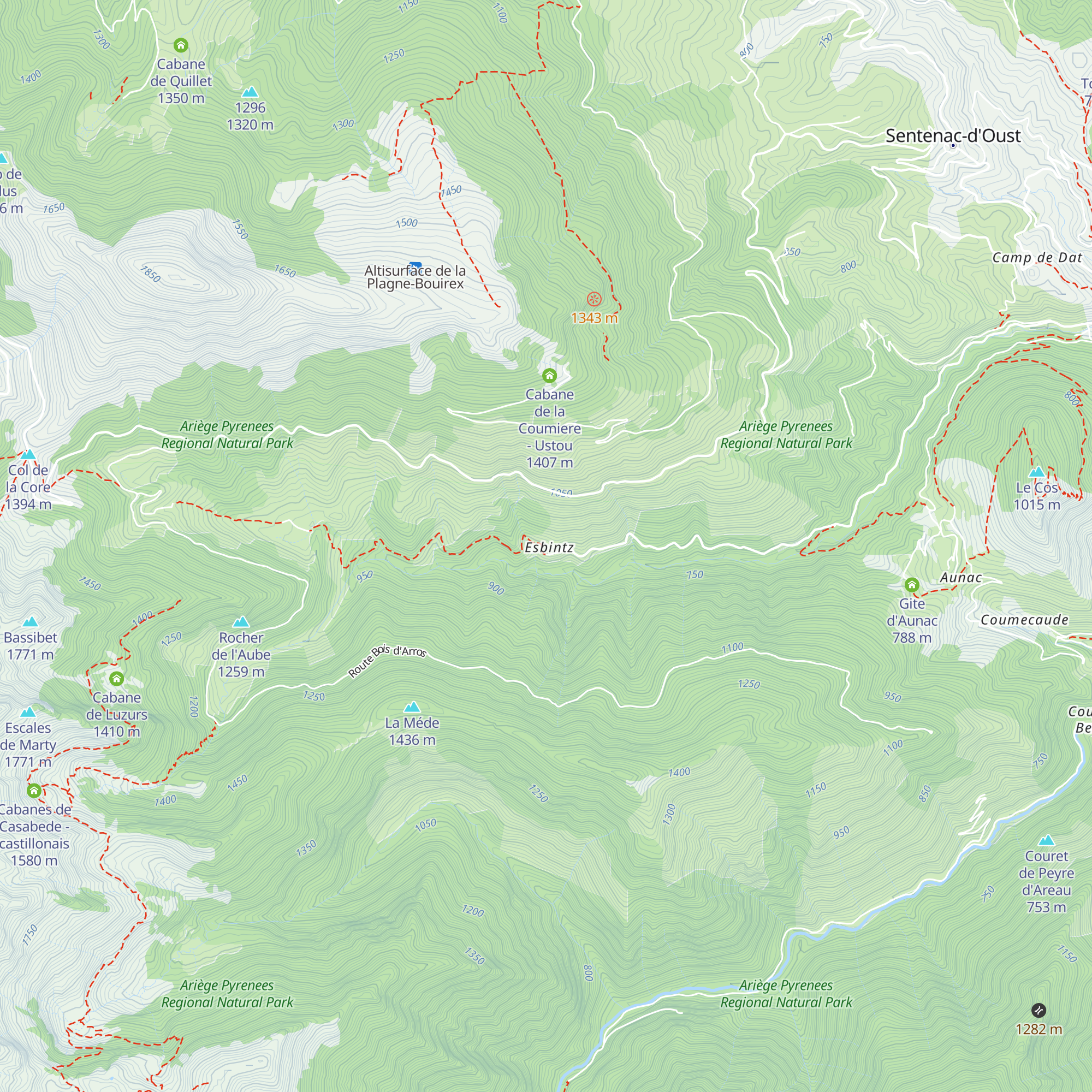 Gîte d'Esbintz map