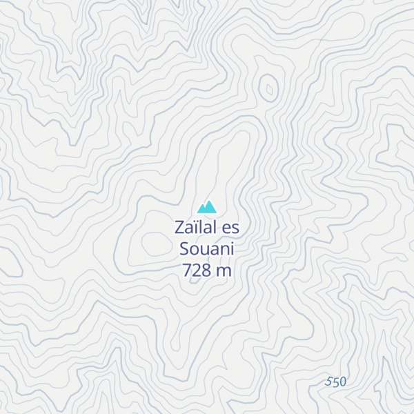Map of Zaïlal es Souani