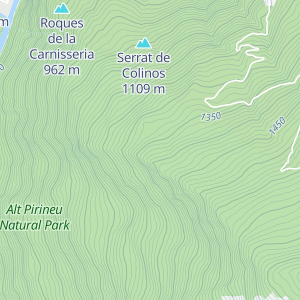 Map of Serra de Sort