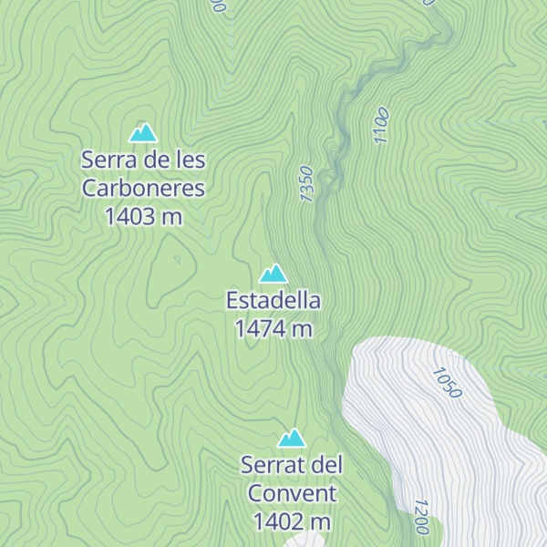 Map of Estadella