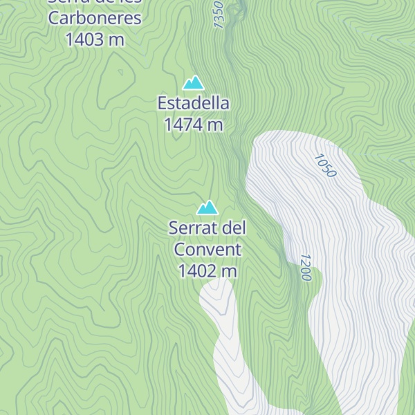 Map of Serrat del Convent