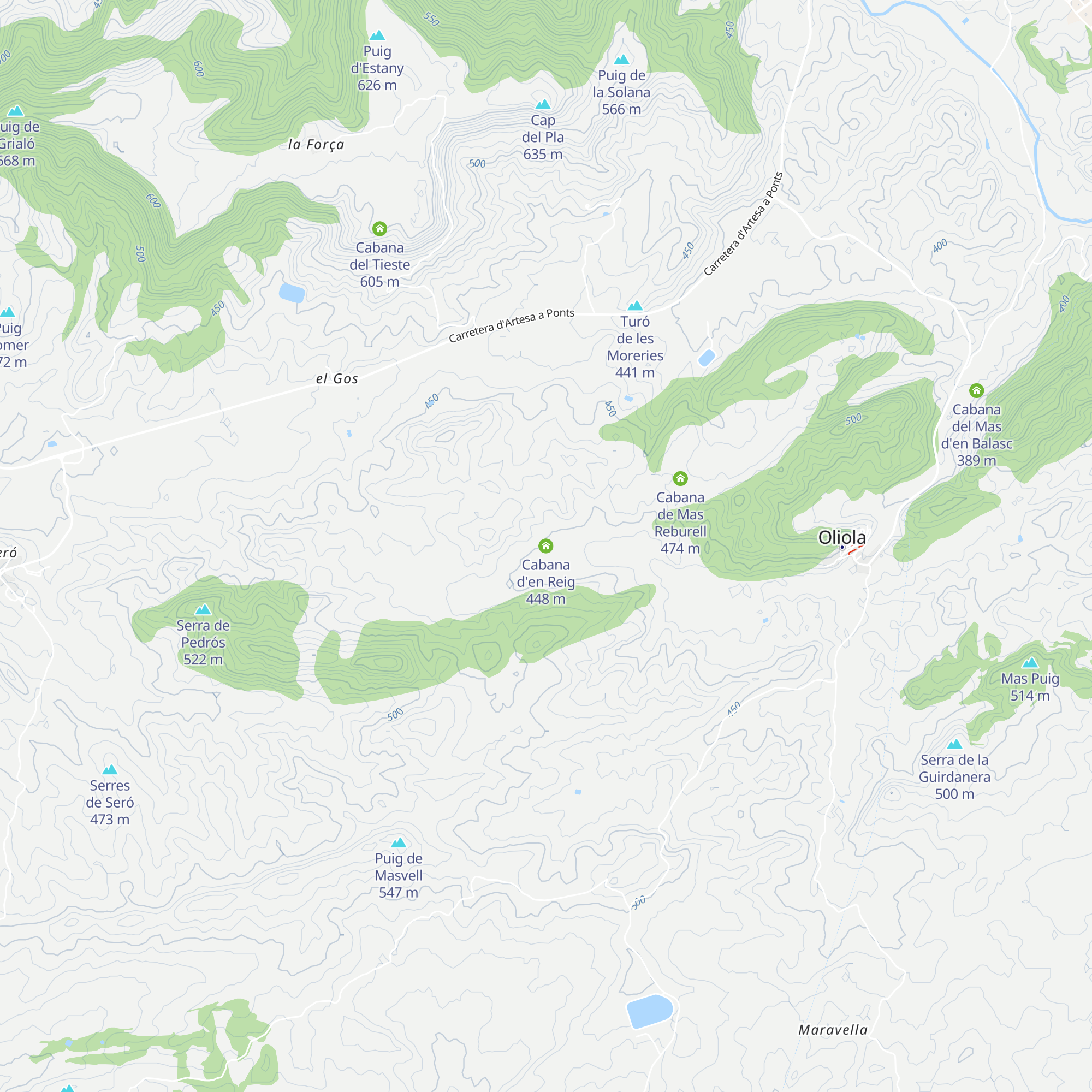 Cabana d'en Reig map
