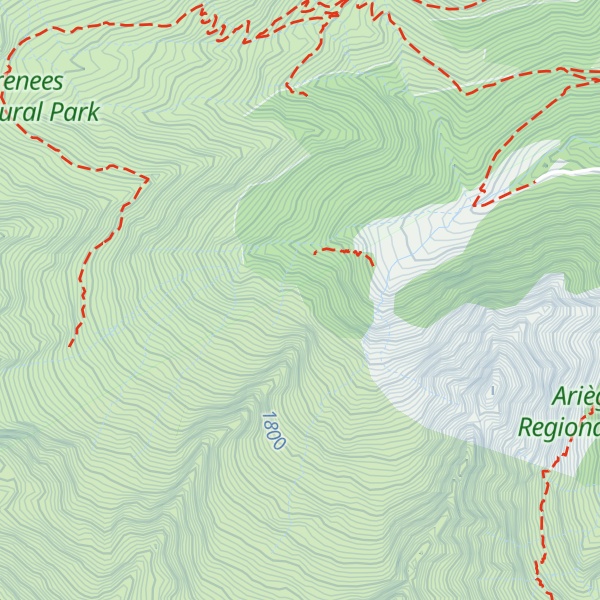 Map of Cabane de Lauzeron - Ustou