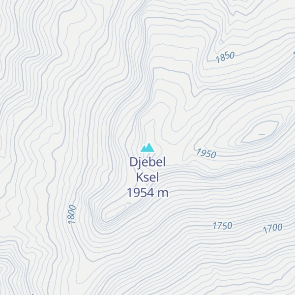 Map of Djebel Ksel