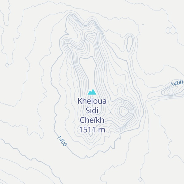 Map of Kheloua Sidi Cheïkh