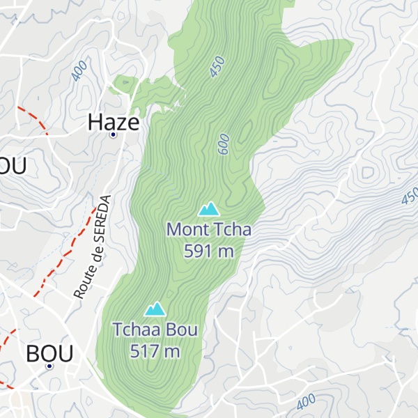 Map of Mont Tcha