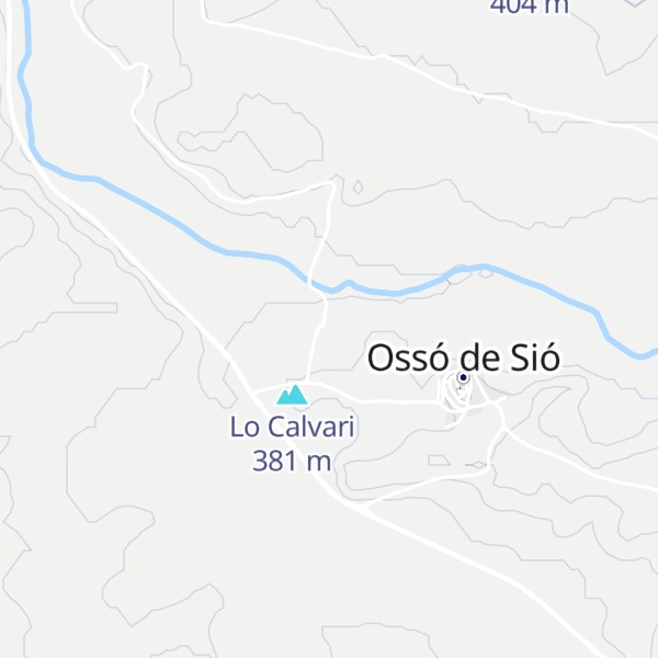 Map of Cabana de l'Huguet