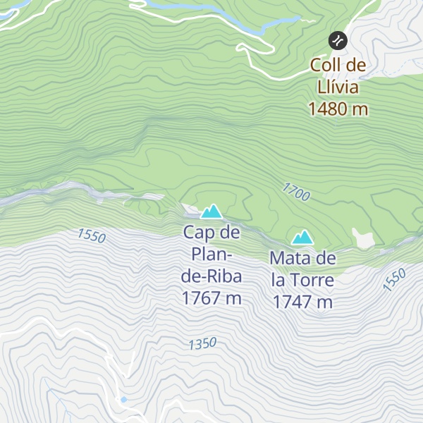 Map of Cap de Plan-de-Riba
