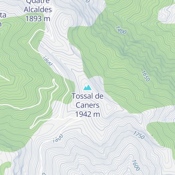 Map of Tossal de Caners