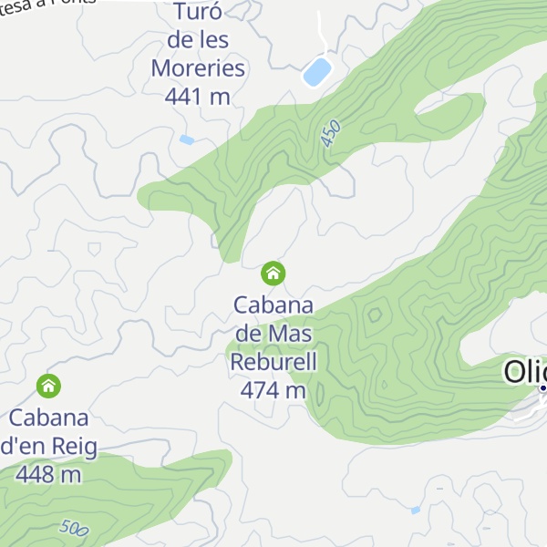 Map of Cabana de Mas Reburell