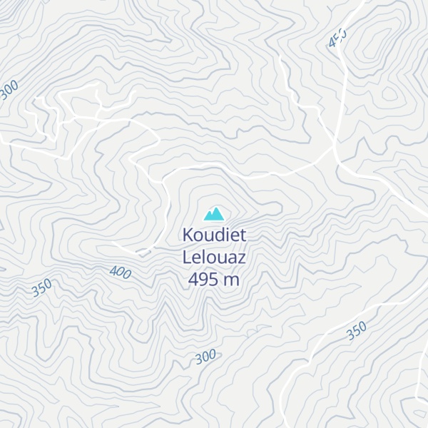 Map of Koudiet Lelouaz
