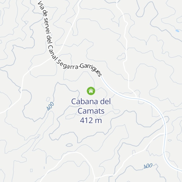 Map of Cabana del Camats