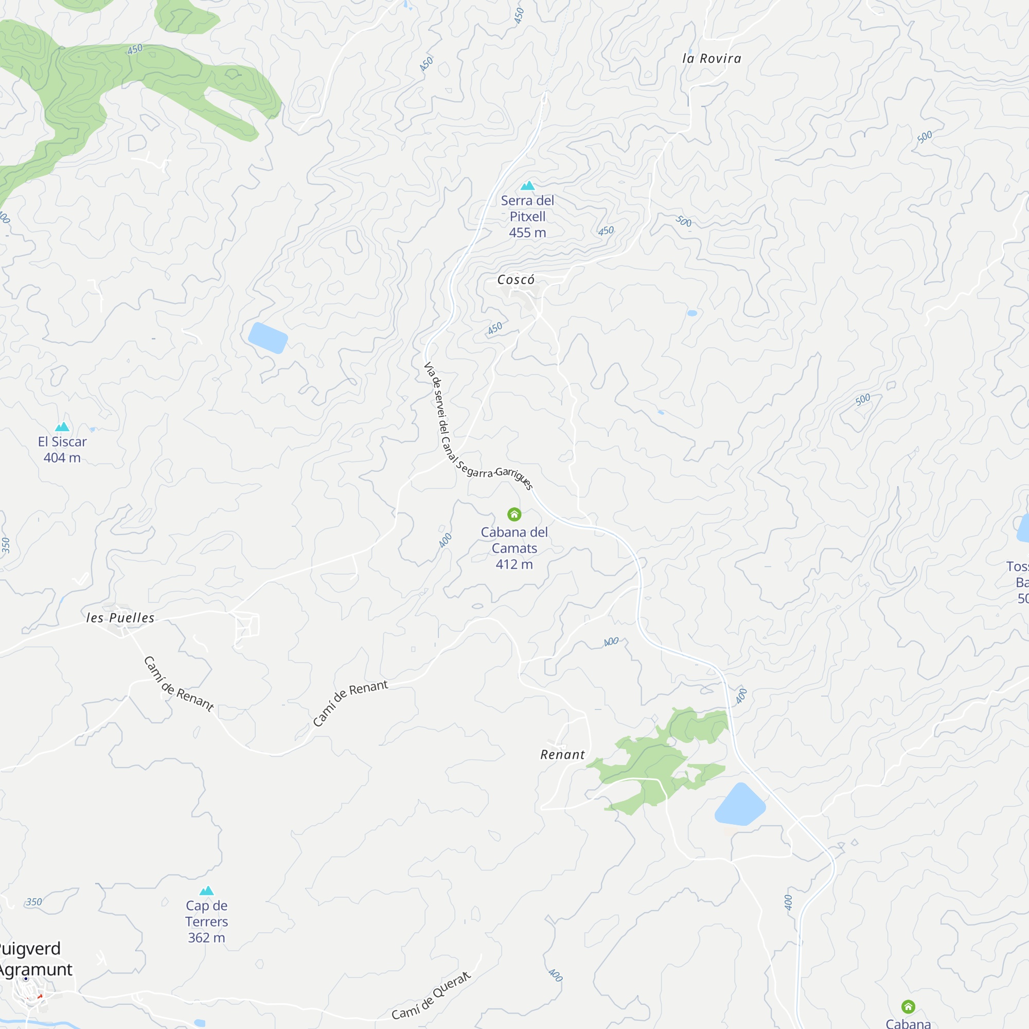 Cabana del Camats map